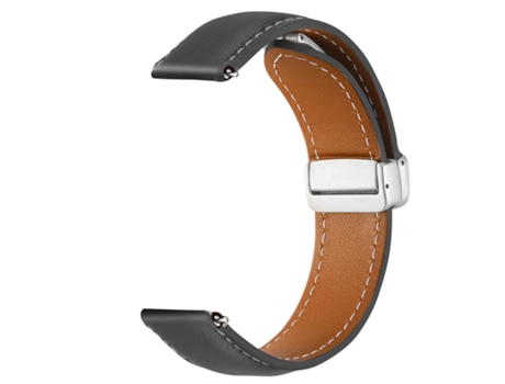 Correa para Galaxy Watch 5 / 5 Pro / 4 Cuero Cierre Hebilla Magnética Negro AVIZAR
