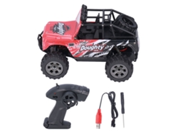 Rebe-carro De Controle Remoto 2.4g Com Rodas De Aspiradora, Controle De Direção, Recarregável, Caminhão Vermelho, Brinquedo Rc Off Road