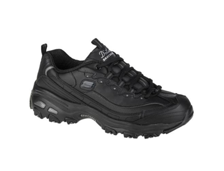 Zapatillas Deportivas SKECHERS Dlites Fresh Start (Negro - Cuero Natural- 38)