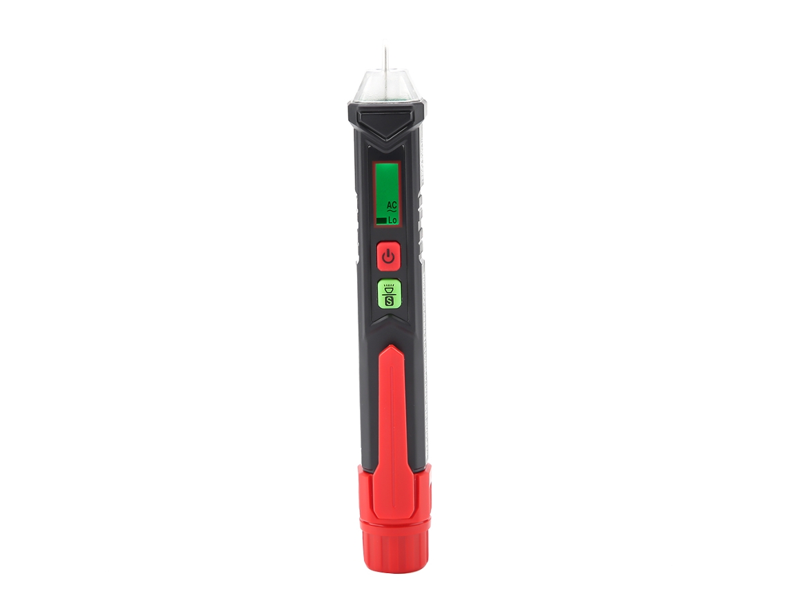 Probador De Voltaje De Ca Sin Contacto De 12-1000 V Con Led, Alarma Sonora E Indicador Luminoso.