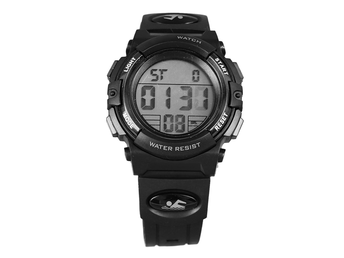 Reloj Deportivo Digital Impermeable Para Niños, Color Negro