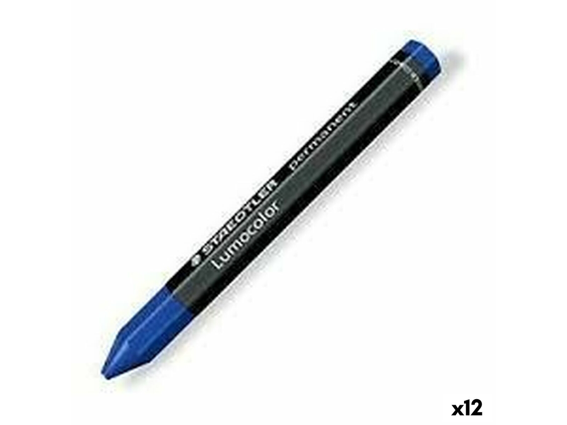 Cera STAEDTLER Lumocolor 236-3 Azul (12 Unidades)