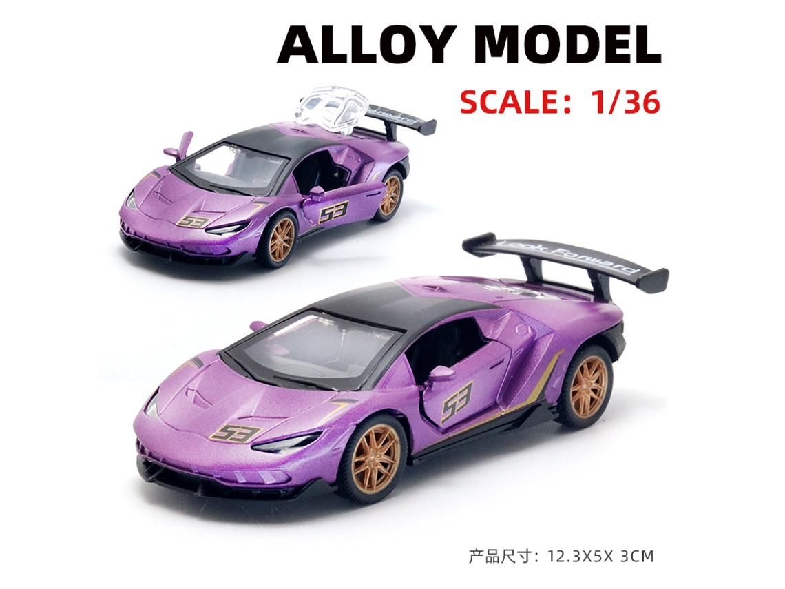 Modelo De Coche De Metal Fundido A Escala 1/36, Figura De Coche De Juguete, Regalo Para Niños