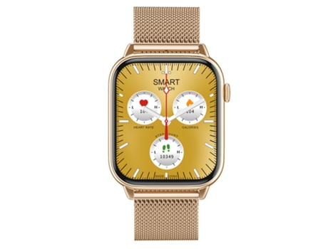 Smartwatch, pantalla HD de 1,9 pulgadas, IP68 resistente al agua y al polvo, dorado CHRONUS