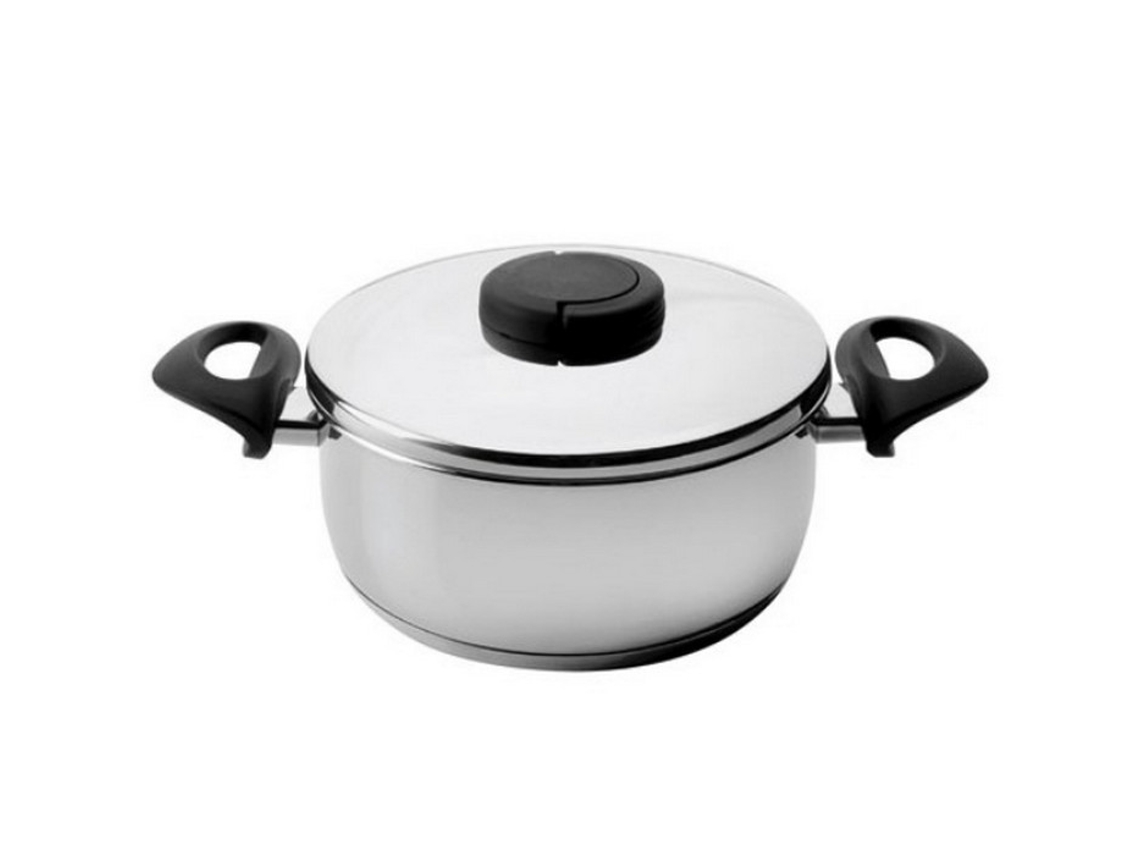 Cacerola LACOR (Acero Inoxidable-24cm)