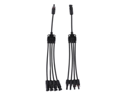 Conector Solar Y Branch 1000v 50a Ip67 Impermeable Adaptador Splitter Paralelo Para Exterior