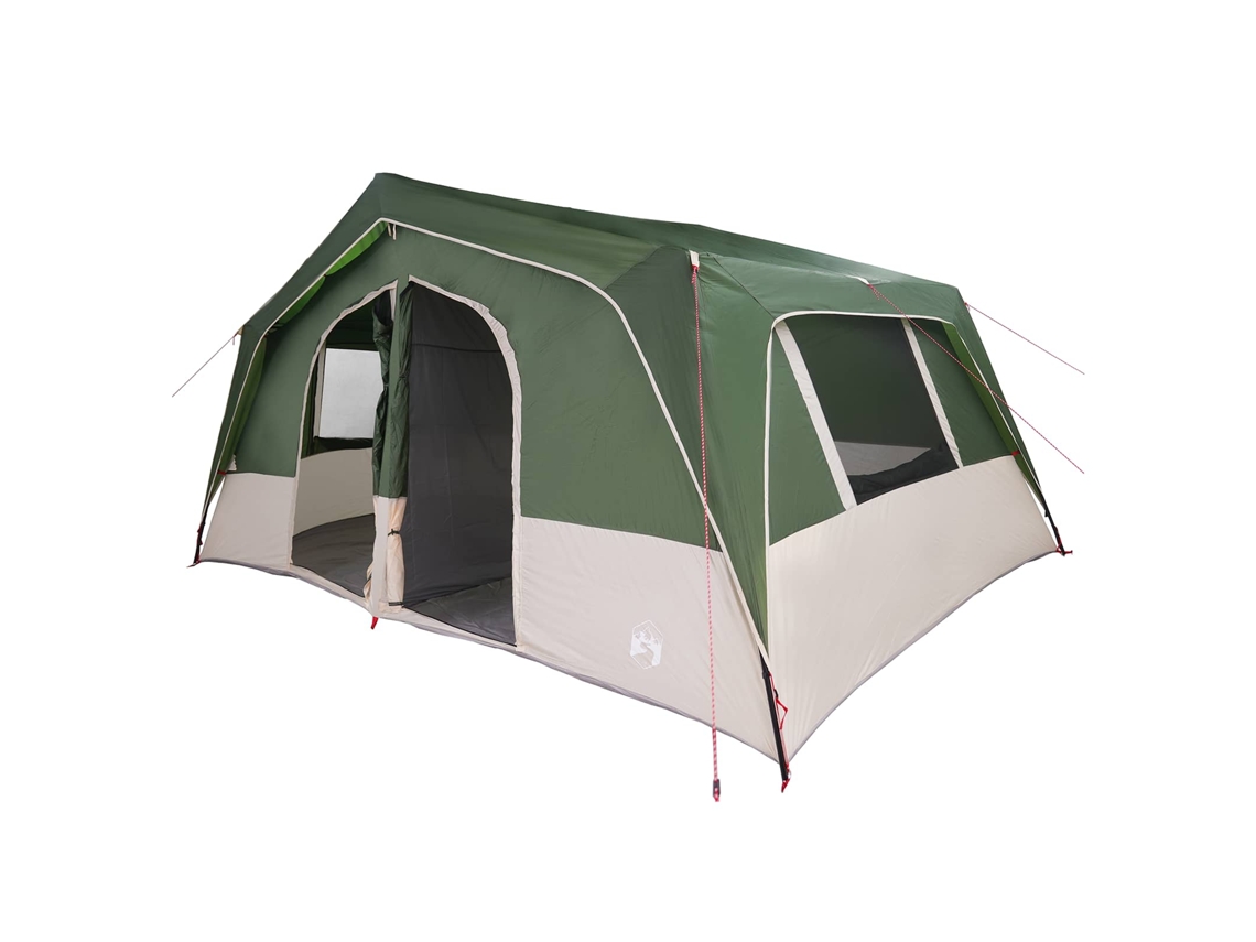 Tienda de campaña familiar Vidaxl verde 533 x 312 x 230 cm