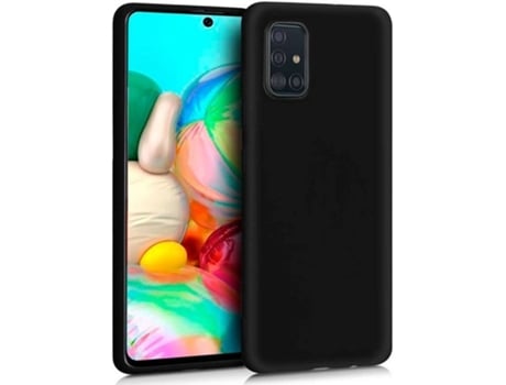 Funda para Samsung Galaxy A71 COOL Silicona Negro