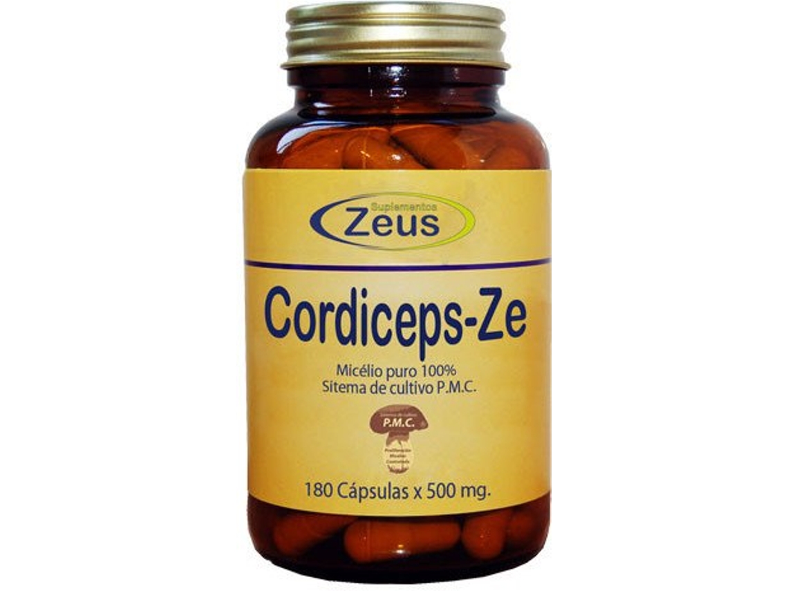 Complemento Alimentar ZEUS Hongo Cordiceps 500Mg (180 Cápsulas)