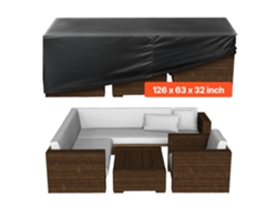Funda Protectora para Muebles de Jardín y Terraza 239x239x71cm Tekmaquinas