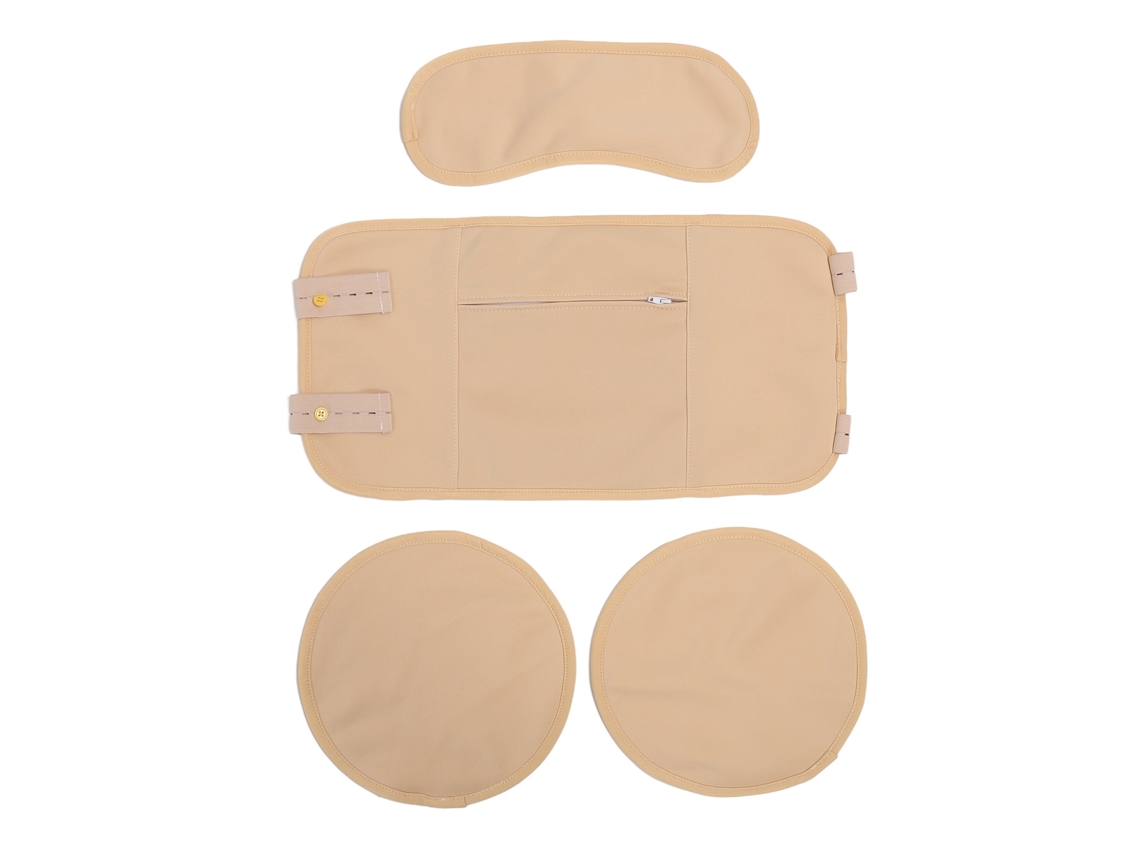 Kit De 4 Bolsas Reutilizables De Aceite De Ricino Con Sobre Y Correas.