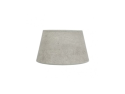 Pantalla Salma E27 Cemento Gris 40dx30dx25h Conica Abierta