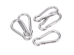 5 Mosquetones De Acero Inoxidable De 70 Mm Para Mochilas De Escalada Con Gancho De Resorte Resistente