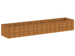Jardinera VIDAXL de Acero Corten (479X100X69 cm)