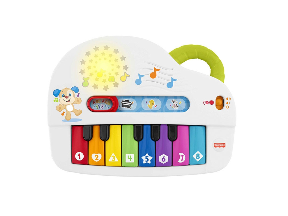 Juego Educativo FISHER-PRICE Aprender a tocar el piano (Edad Mínima: 6 Meses - 26,5 x 6 x 24 cm)