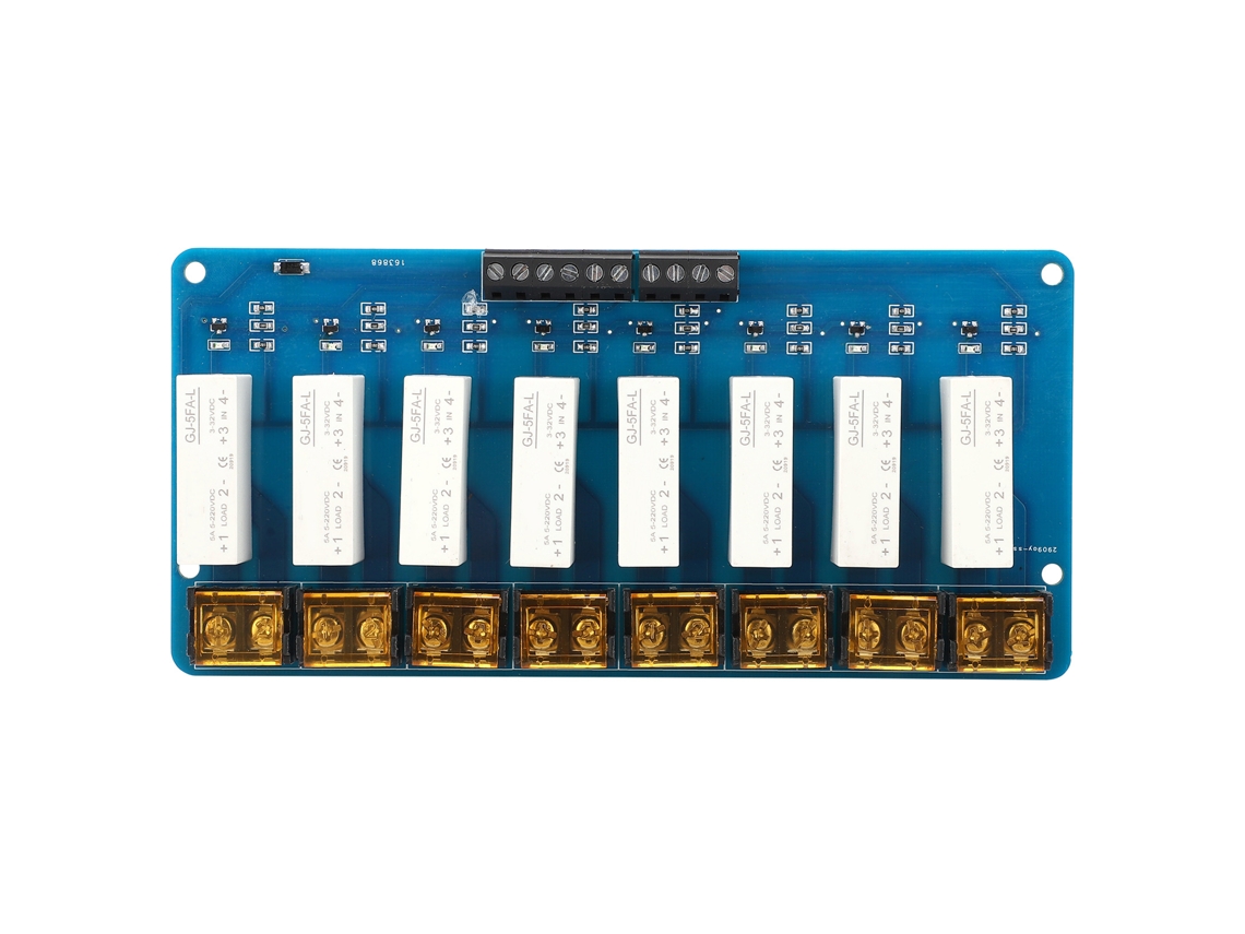 Módulo De Relé De Estado Sólido (ssr) De 8 Canales Para Control De Distribución, 5 A, 5 V, 220 V Cc/cc