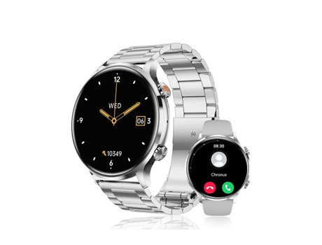 Smartwatch BISBISOUS Qs40 1 39 Pulgadas Bluetooth Llamada Fitness Tracker Hombre Gris