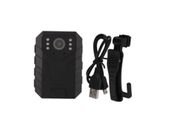 Minicámara corporal portátil 4K HD para seguridad y vigilancia policial, con clip.