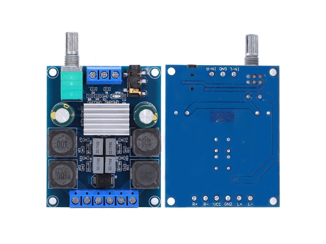 Placa amplificadora digital de 2 canales TPA3116D2 2x50W DC4.5-27V