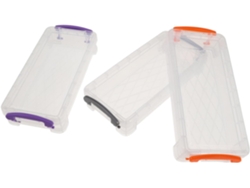 Juego de 3 materiales de arte Slowmoose, plástico transparente.