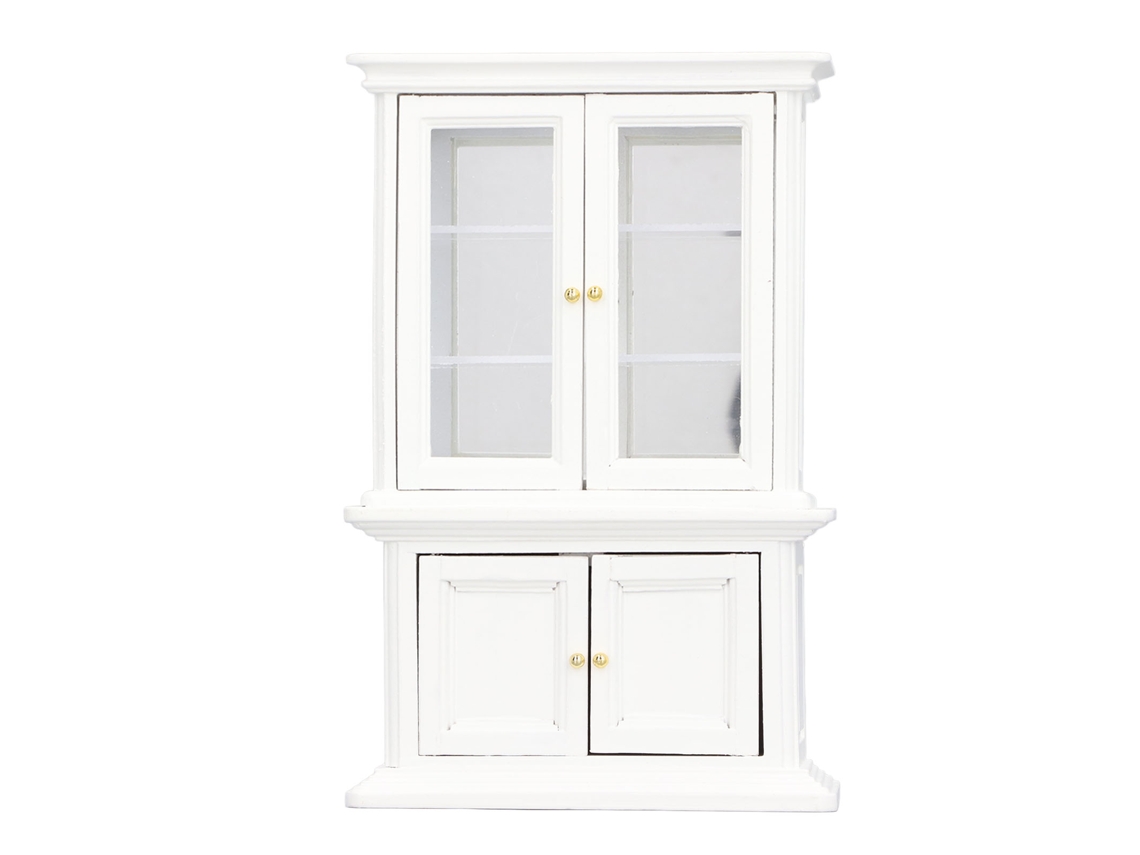 Estantería En Miniatura Para Casa De Muñecas A Escala 1:12, Decorativa, De Madera De Abedul, Blanca.