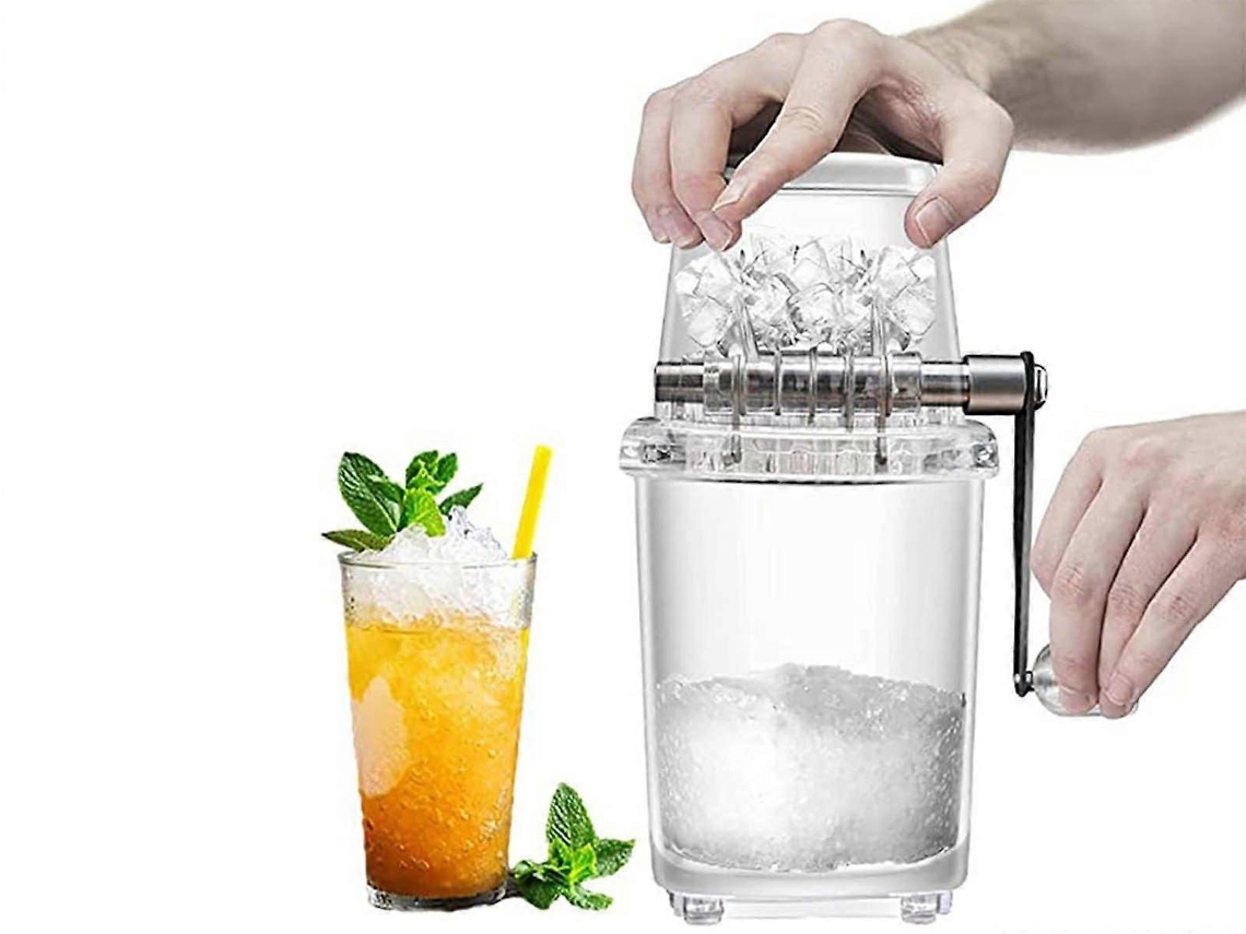 Trituradora de hielo manual Rosewell Professional, totalmente metálica, de grado alimenticio, para cocina, bar y restaurante.