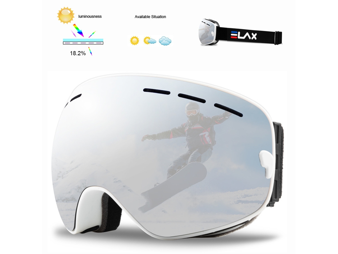 Óculos De Esqui Otg Óculos De Neve Para Snowboard Para Homem, Mulher, Adulto E Jovem Anti Embaciamento, Proteção 102 Uv