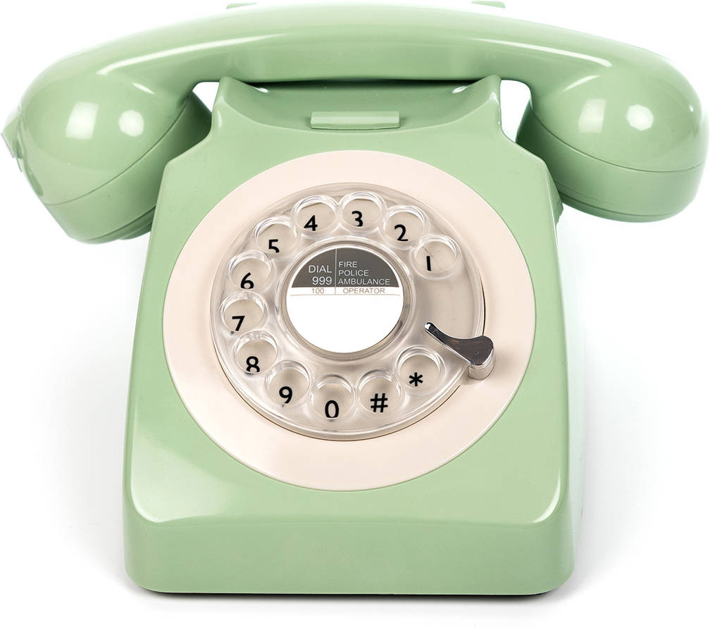Teléfono GPO RETRO 746 Con Cable Verde