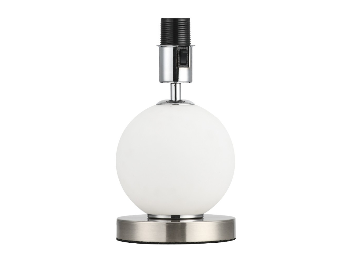 Base para Lámpara de Mesa Valongo 1Xe271X5W Led 4000K Alt.28.Xd.15Cm Cromado FERRIMEX