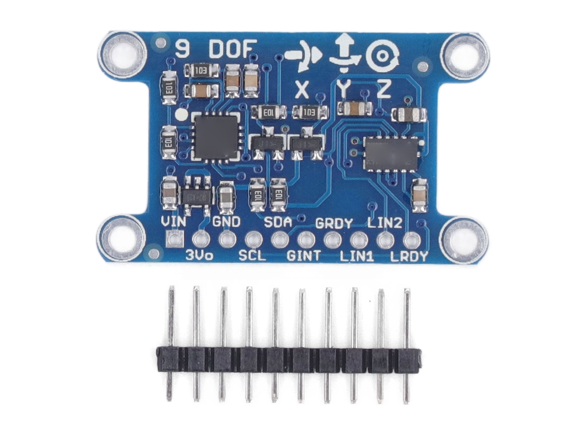 Módulo Giroscópico Digital De 9 Ejes Con Sensor De Campo Magnético Y Velocidad Angular De 3-5 V