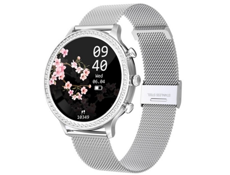 Smartwatch PETHUEL I70 Plata Mujer (Menús en Portugués)