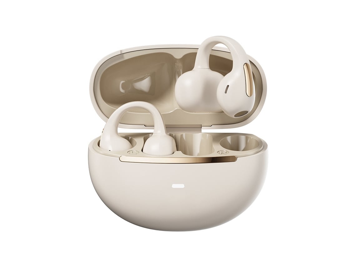 Auriculares Bluetooth nuevos, sonido potente, con clip, sin inserto, tono de piel Sfushos