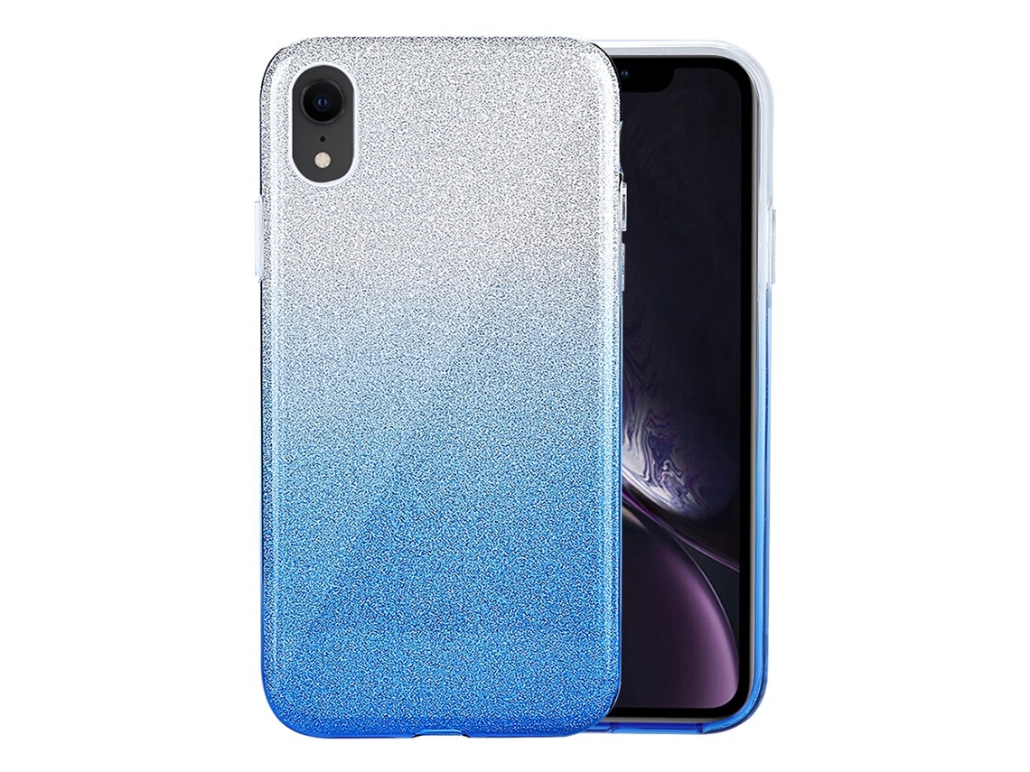 Caso Protector (antichoque Degradado) Serie Degradado Hermoso Caso Protector Para Iphone Xr (azul)