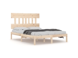 Maison Exclusive - Estructura De Cama Madera Maciza 120x190 Cm