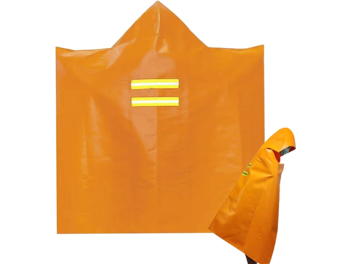 Capa Ignífuga – Capa Protectora Con Capucha Para Evacuación | Equipo | Seguridad | Caso | Incendio.