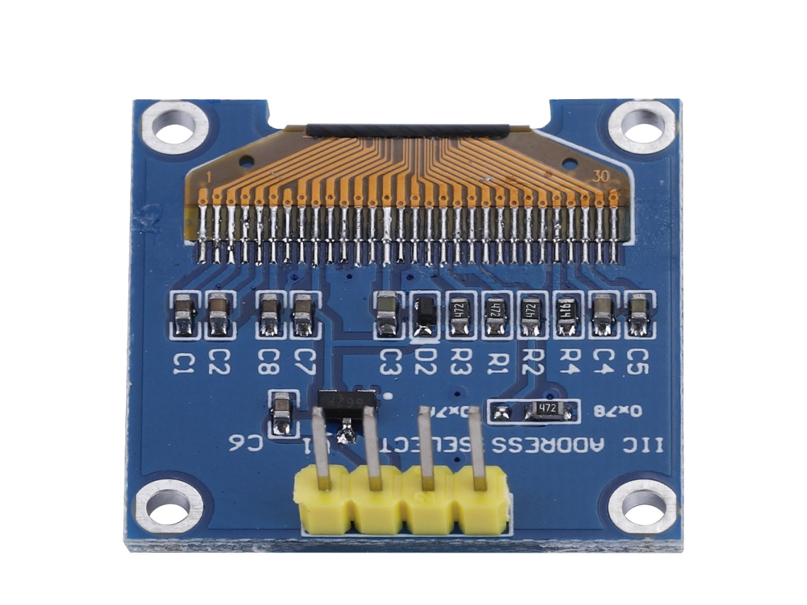 Módulo De Display Led Serial Iic I2c Pantalla Led Azul De 128*64