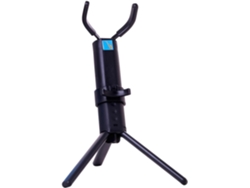 Soporte Plegable De Plástico Negro Para Un Almacenamiento Práctico Del Saxofón Alto: Gran Estabilidad Y Capacidad...
