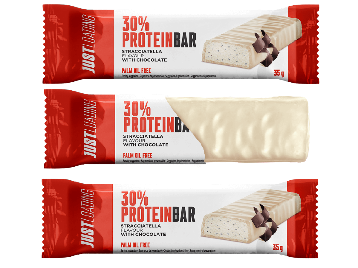 Barrita Proteínas Straciatella 35G JUST LOADING