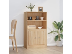 Aparador De Madera Contrachapada Roble Sonoma 60x35,5x103,5 Cm