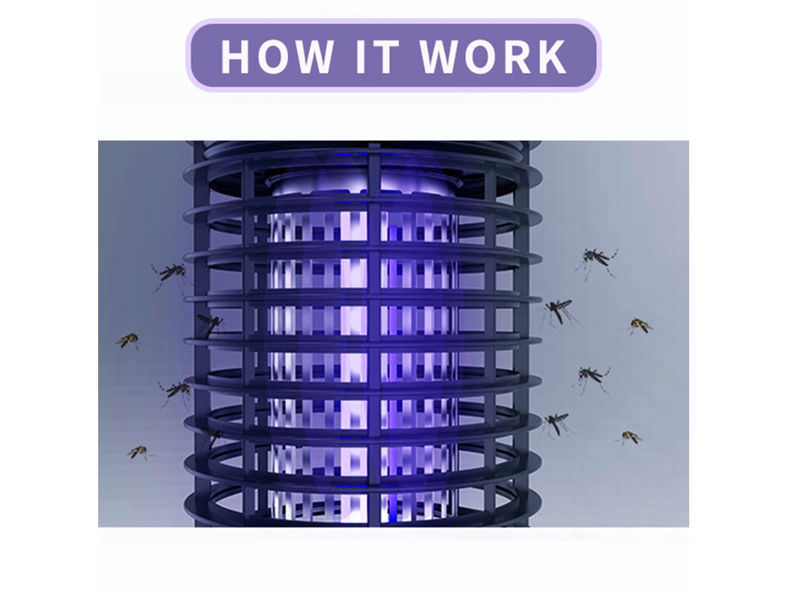 2026-lámpara Matamosquitos Eléctrica Uv Led Portátil Sin Humo Sin Olor Repelente Insectos Móvil