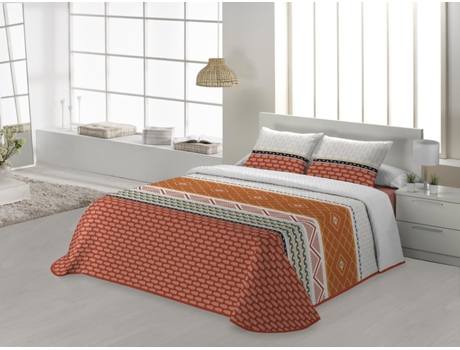 Colcha JVR Cancun (Poliéster - Naranja - 270 cm)