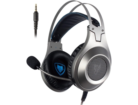 Auriculares para juegos N2, auriculares para juegos de Pc, estéreo, con cancelación de ruido, auriculares supraaurales para Pc, Mac, Playstation BI...
