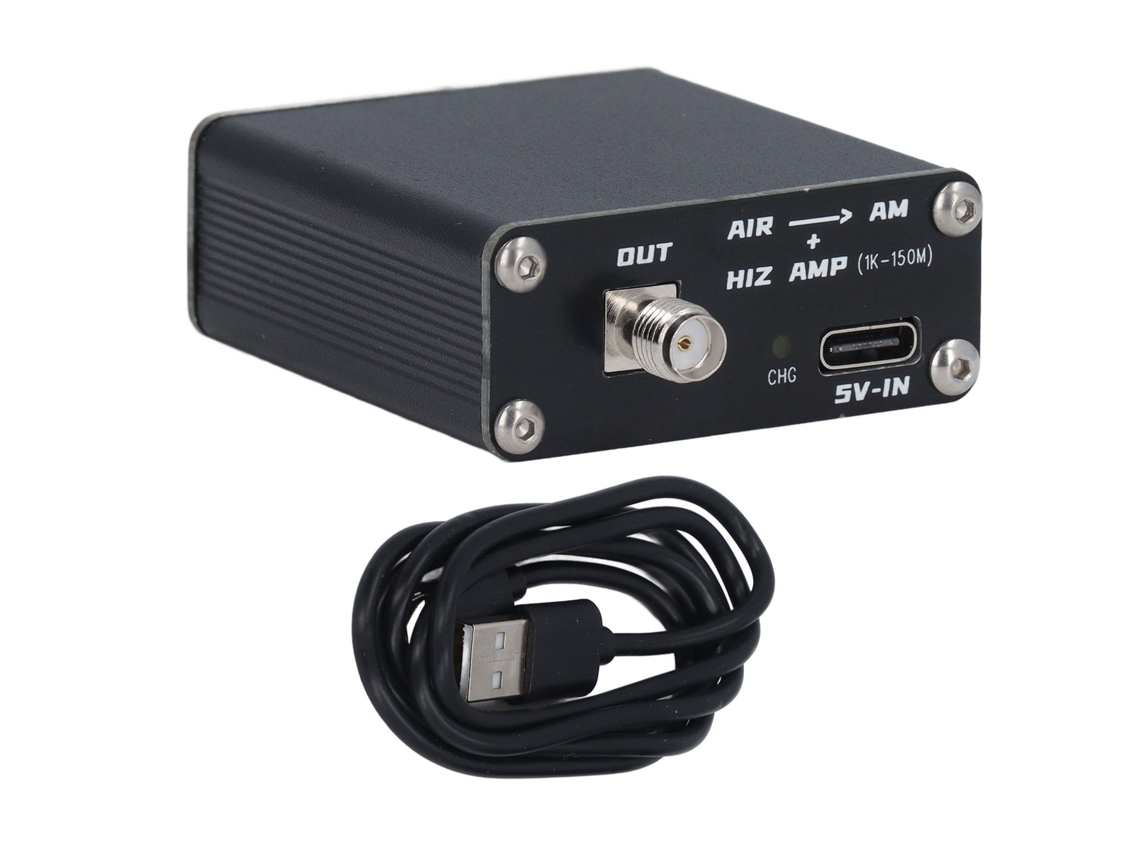 Convertidor De Frecuencia Y Amplificador Aeronáutico De 118-138 Mhz Con Batería De 700 Mah, Amplificador De Alta Impedancia.