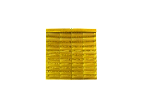 Persiana de Madera Alicantina Com Polea Metálica - Estor Enrollable para Ventanas, Puertas, Salón Amarillo (Barnizada) 130 x 180 cm