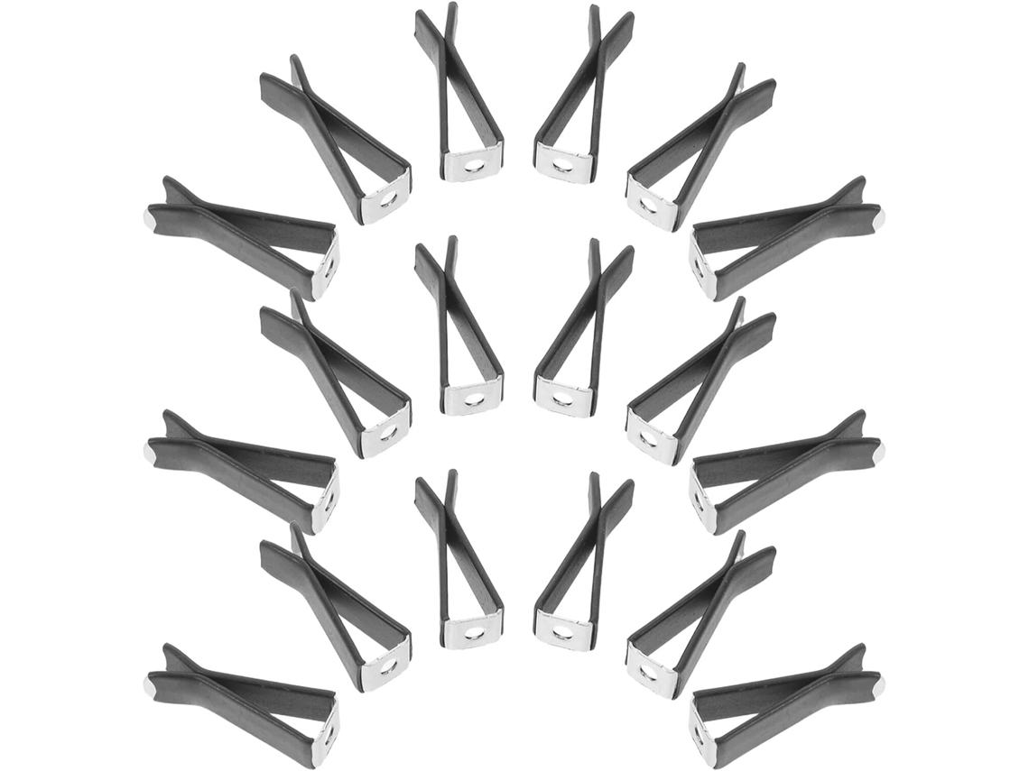 Juego De 100 Clips Metálicos Para Rejilla De Ventilación, Difusor Y Montaje Del Coche.