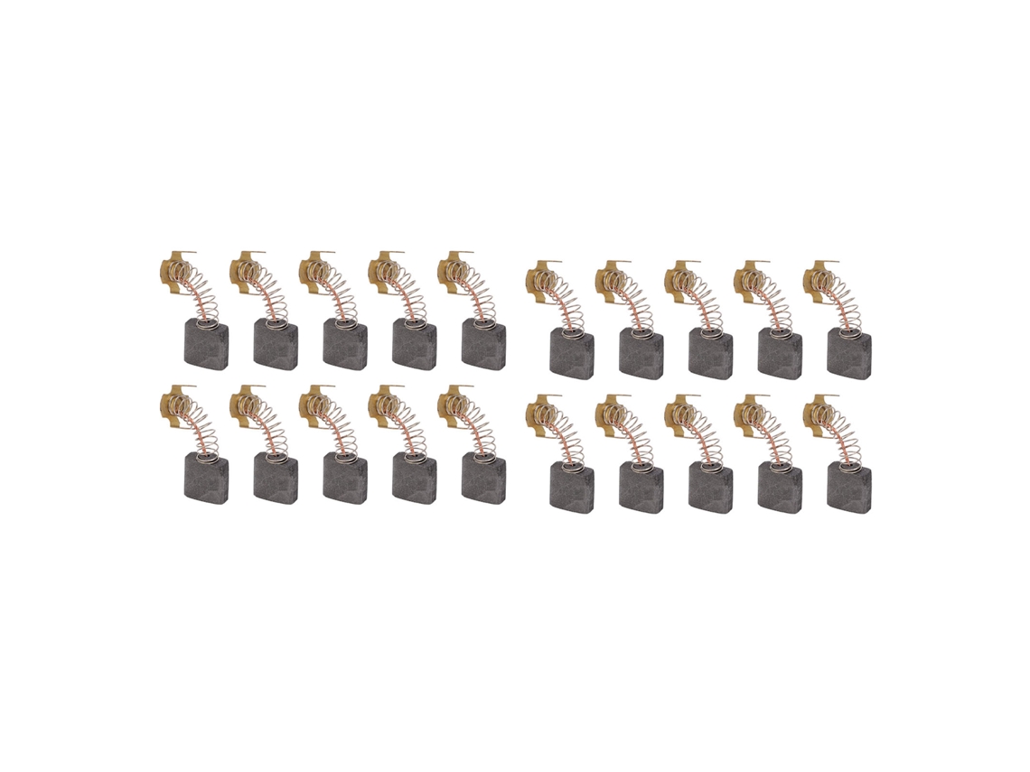 20pcs Limpas De Carbono De Cobre Para Reposição Em Motores De Furadeira Elétrica E Esmerilhadeira Angular