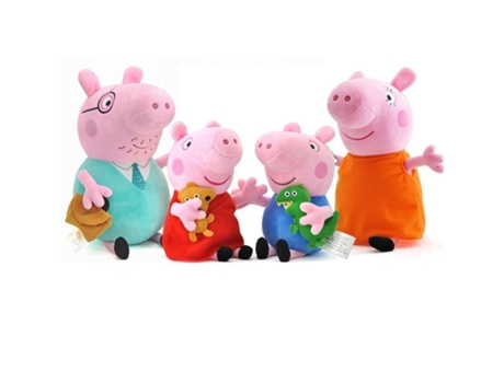 Muñecos de Peluche de Dibujos Animados Pequeño 4 Piezas Sin Caja