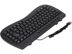 Mini Teclado Con Cable, Clics Silenciosos, Diseño Duradero, Conectar Y Usar.