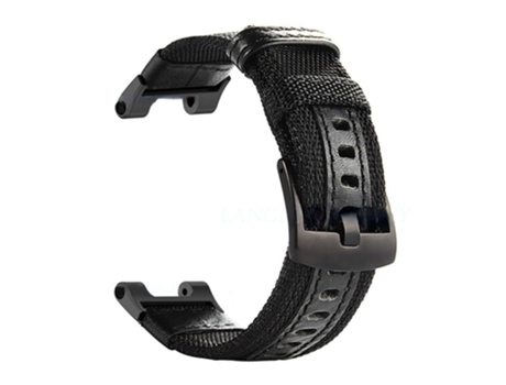 Correa de nailon liberación rápida con hebilla 22mm para Huami Amazfit T-Rex/T-Rex Pro/Ares - negro