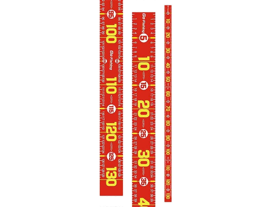 Cinta métrica adhesiva para pesca, 130 cm, herramienta esencial para pescadores. Rosewell (51 pulgadas)